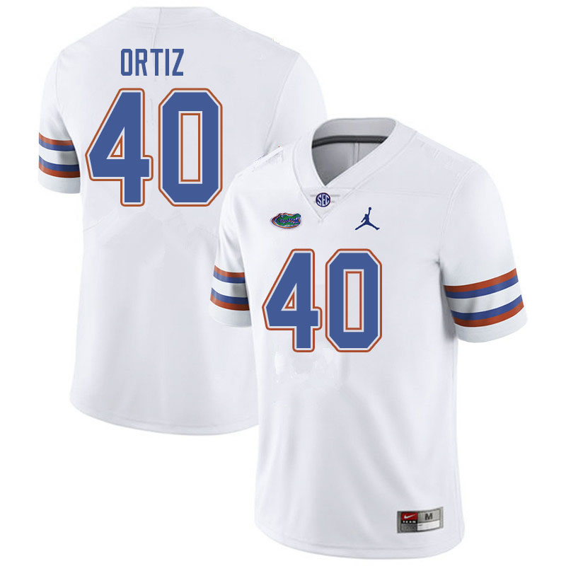 Jordan Brand Men #40 Marco Ortiz Florida Gators College Football Jerseys Sale-White